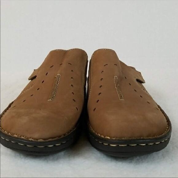 Drew Brown Winnie Leather Upper Clog Slip on Sandals size 7M - Picture 2 of 6